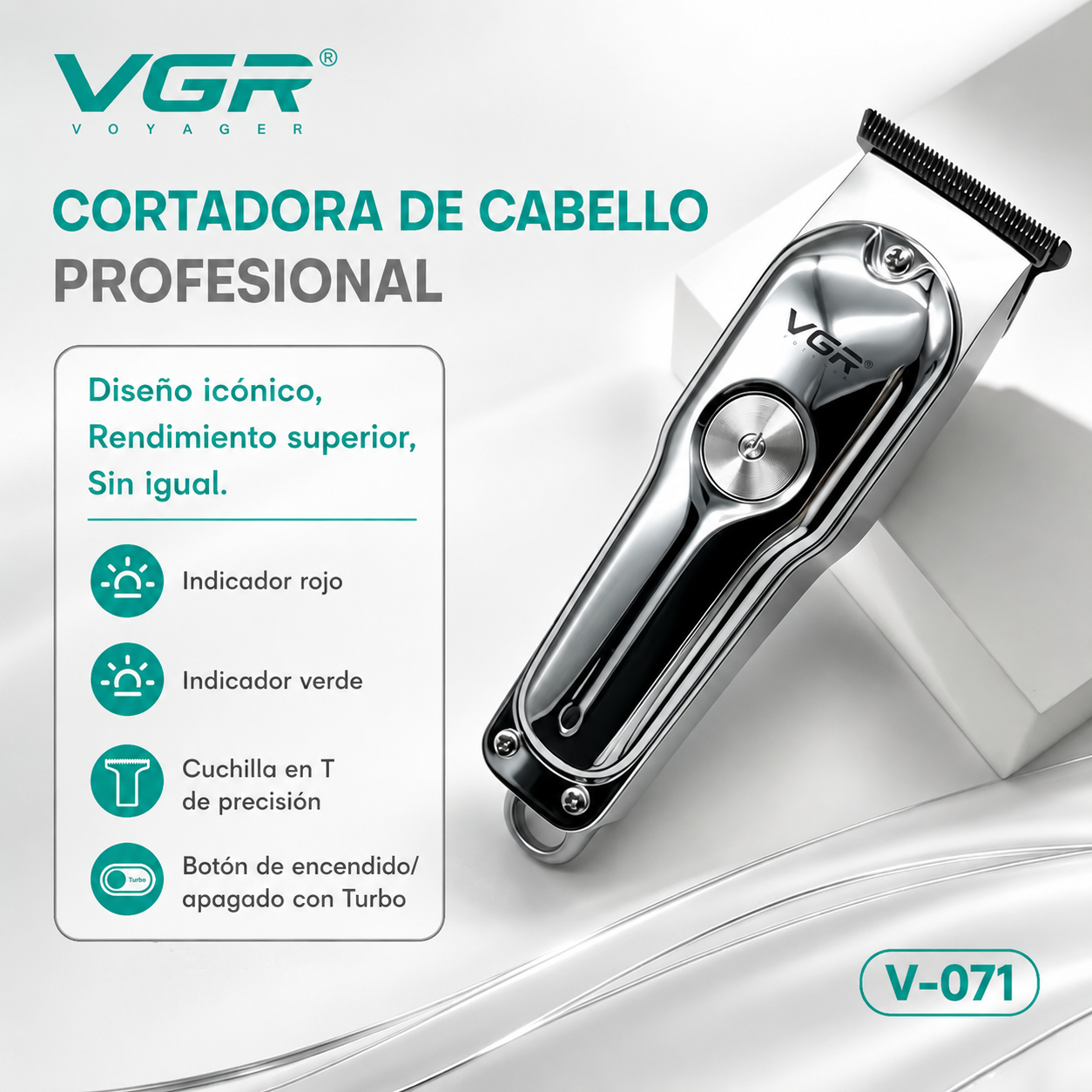 VGR PowerClip V-071 - Más potencia. Más precisión. Más estilo.
