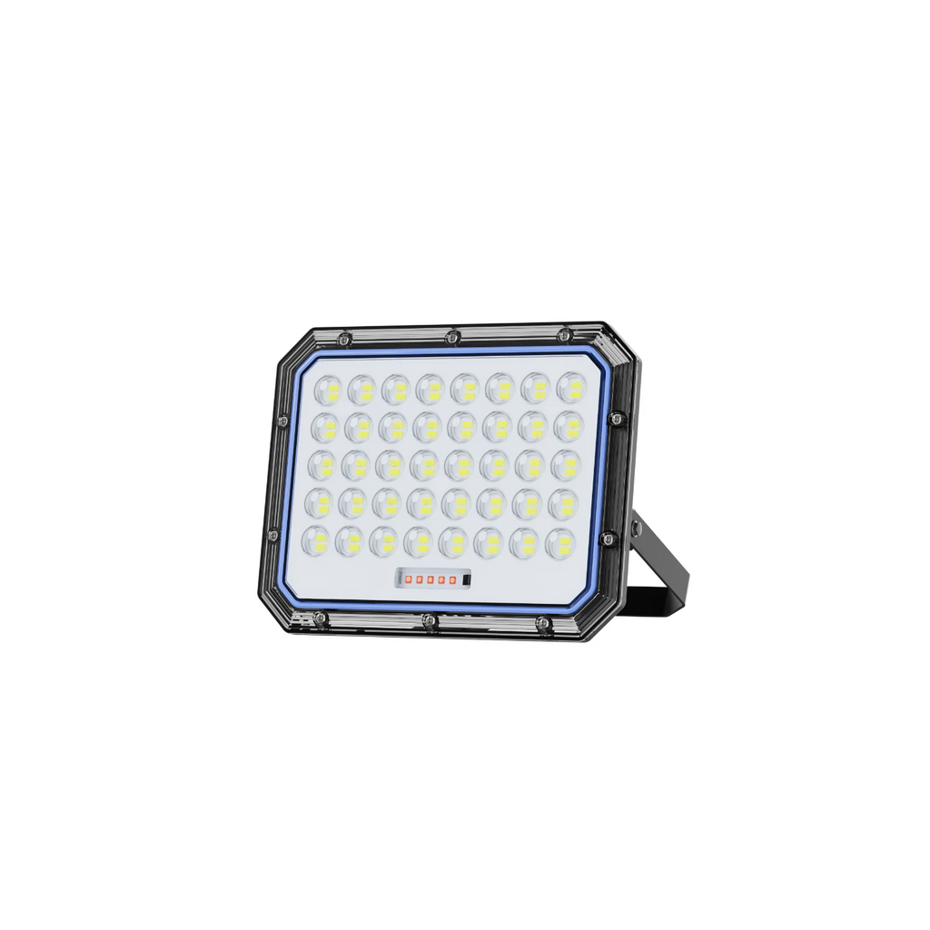 LumiForce Solar 500W - Más luz, más seguridad, cero consumo eléctrico.